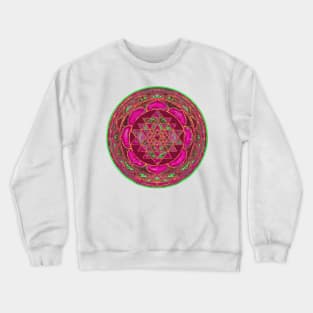 Lakshmi Yantra Mandala Crewneck Sweatshirt